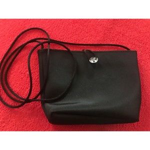 Victoria's Secret Black Clutch Evening Bag Cosmetic Crossbody Party Purse
